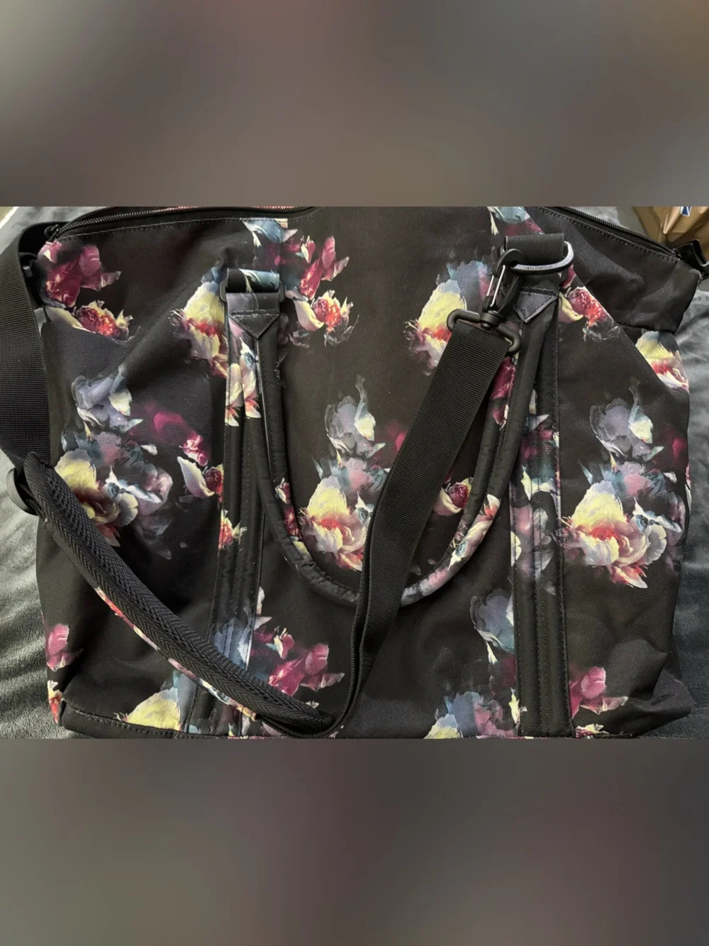 Herschel Floral Diaper Bag + Changing Pad